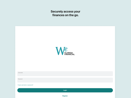 Screenshot #4 pour We Florida Financial Mobile