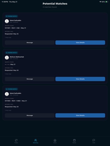Trade4Crew iPad screenshot