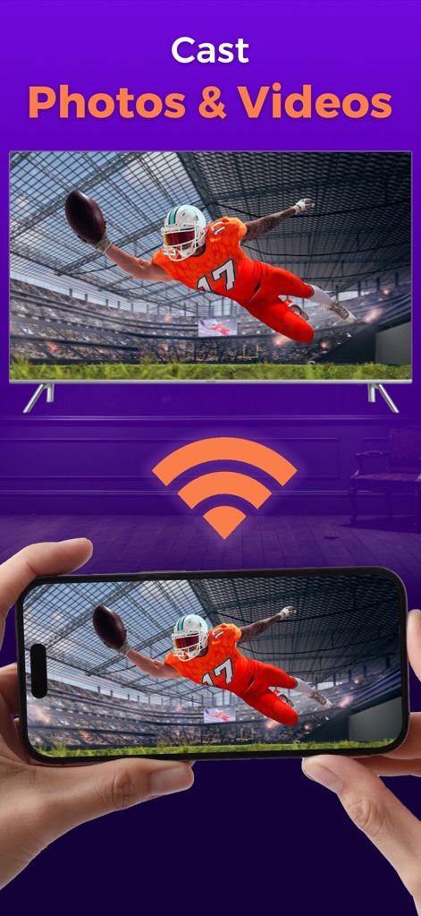 Remote TV: TV Controller - ユーザーはスマートフォンの写真を簡単にテレビ画面へキャストし、大切な思い出を家族や友人と共有することができます。