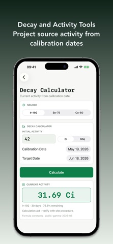 RT Calculator: Gamma NDT Screenshot 3 of 8