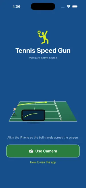 Tennis Speed Gun screenshot 1
