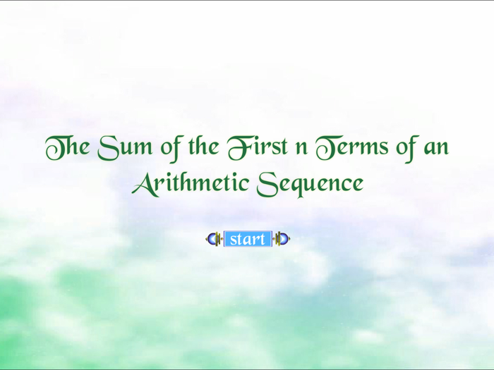 Sum 1st Terms-Arithmetic Seq