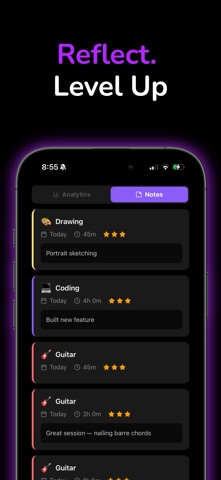 1000Hours : Skill Tracker Screenshot 6 of 6