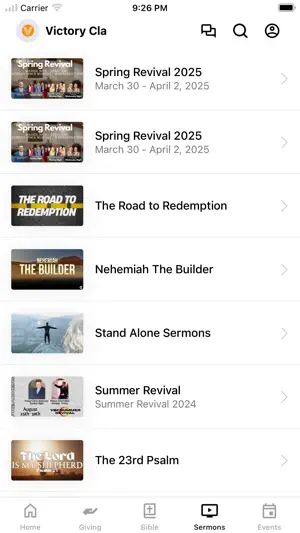 Victory Baptist Church Ga screenshot 2