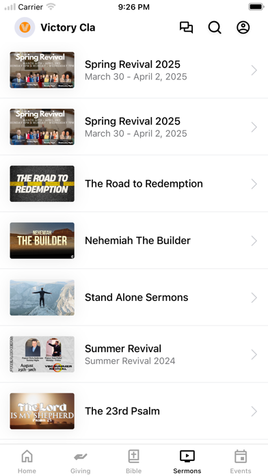 Victory Baptist Church Ga Screenshot