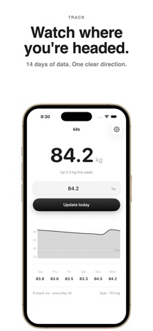 Kilo: Daily Weigh-in Screenshot 5 of 5