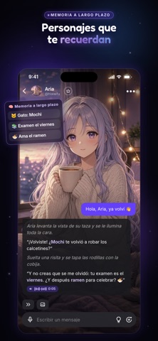 HiWaifu: Chat de personajes IA iPhone screenshot 2