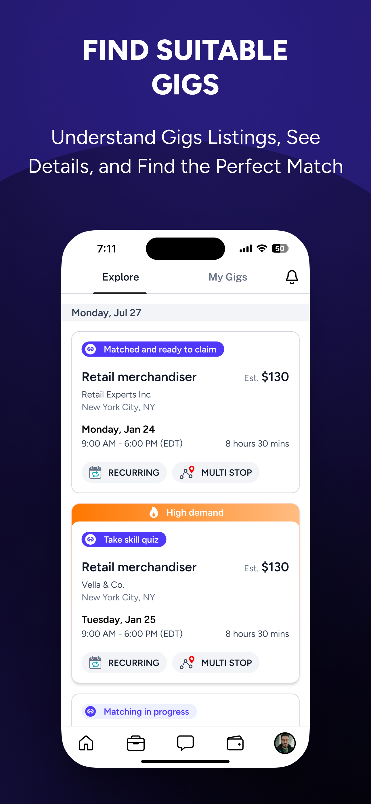 HireApp - Discover Gigs screenshot 3