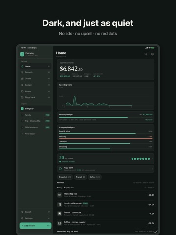 Cenno: Offline Expense Tracker screenshot