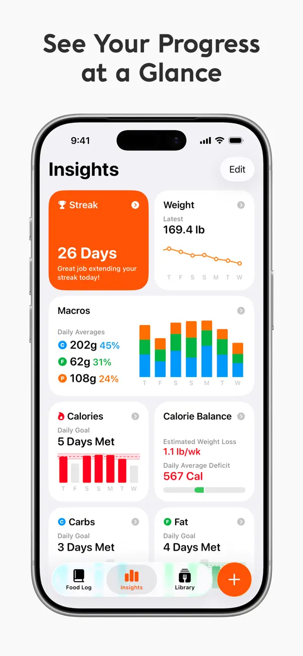 Screenshot #3 pour Foodnoms - Nutrition Tracker