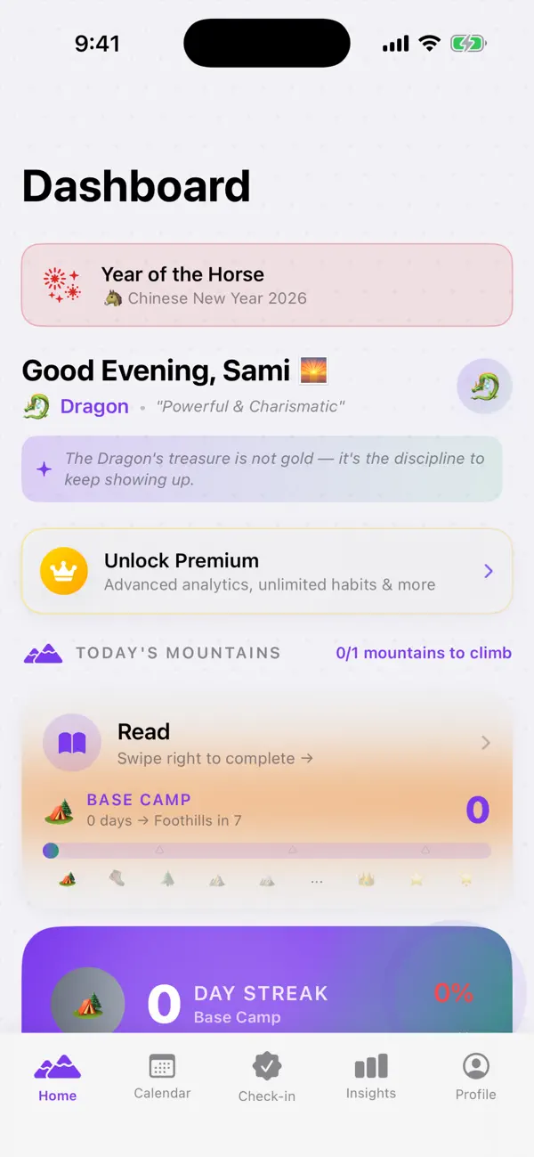 Screenshot #1 pour Habit Fix - Zodiac Tracker