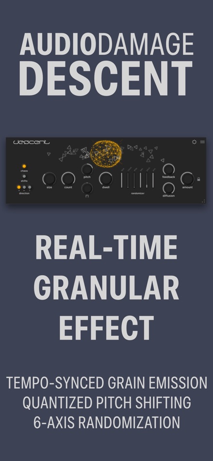 Descent Granulator (iOS) Af: Audio Damage, Inc.