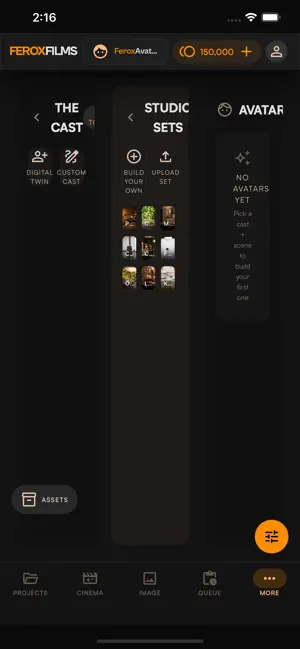 Ferox Films - AI Studio screenshot 2
