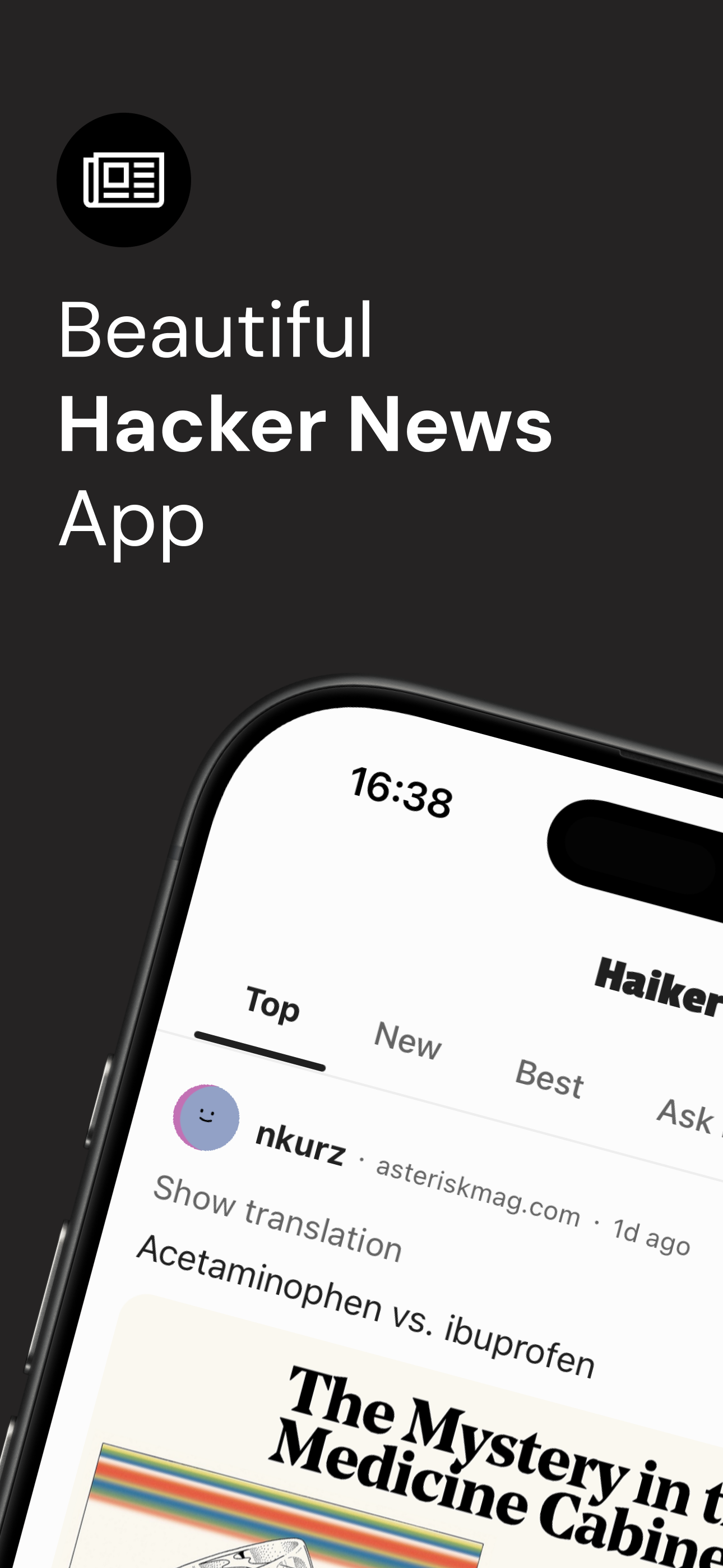 Haiker - Hacker News Reader