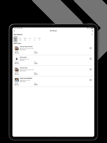 MOVE ON SPOR CLUB iPad screenshot 1