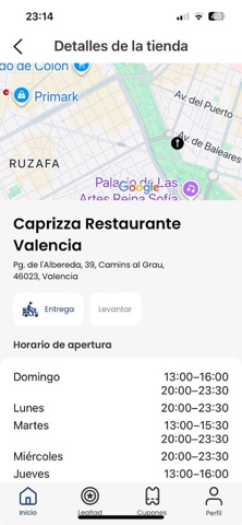 Caprizza Restaurante screenshot
