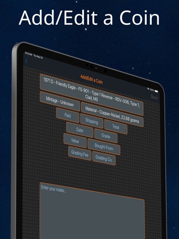 Eisenhower Dollar iPad screenshot