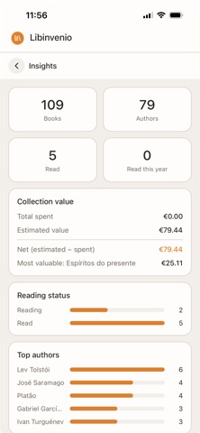 Libinvenio iPhone screenshot
