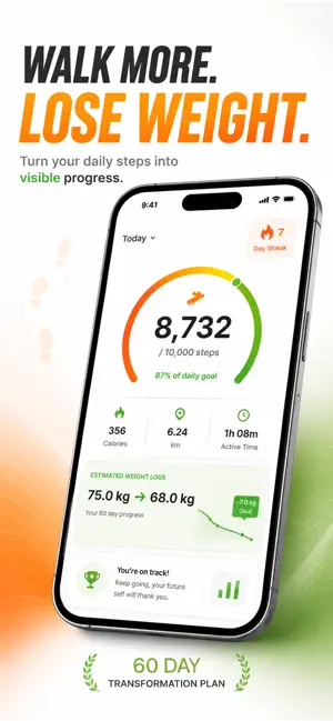 Step Counter & Weight Loss screenshot 1