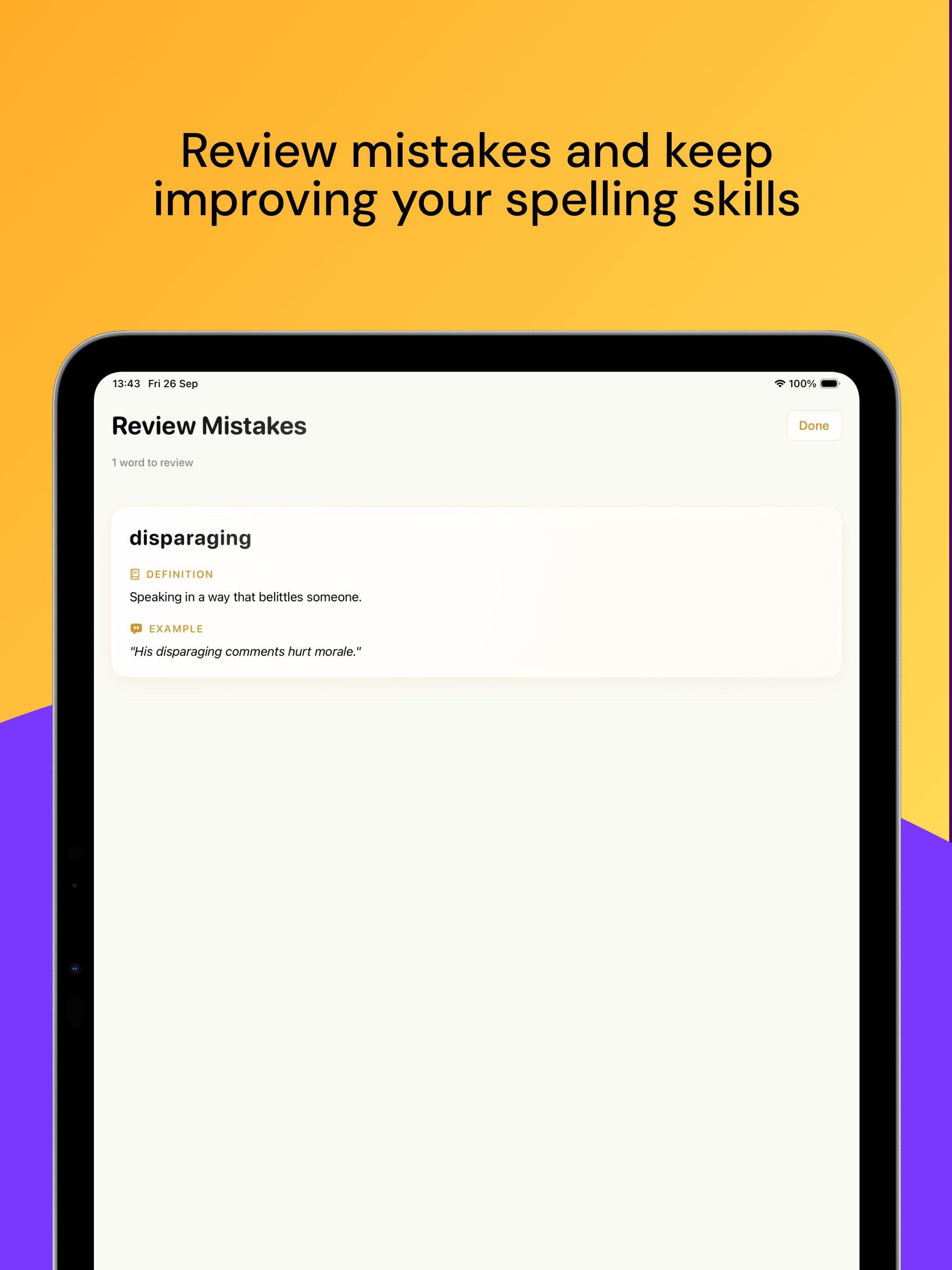 Spell School - Spelling Tests screenshot 19