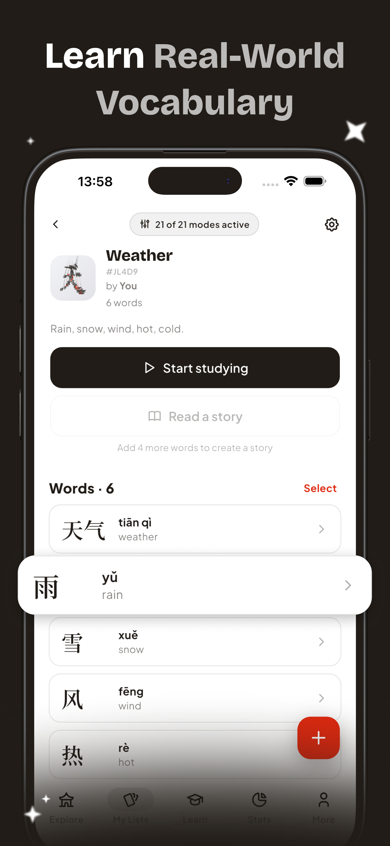 Jiyi: Chinese Hanzi Pinyin HSK screenshot 8