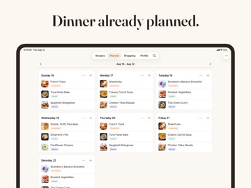 Any Recipe: Photo Cookbook iPad screenshot