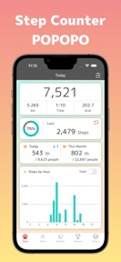 Step Counter POPOPO walk&run screenshot