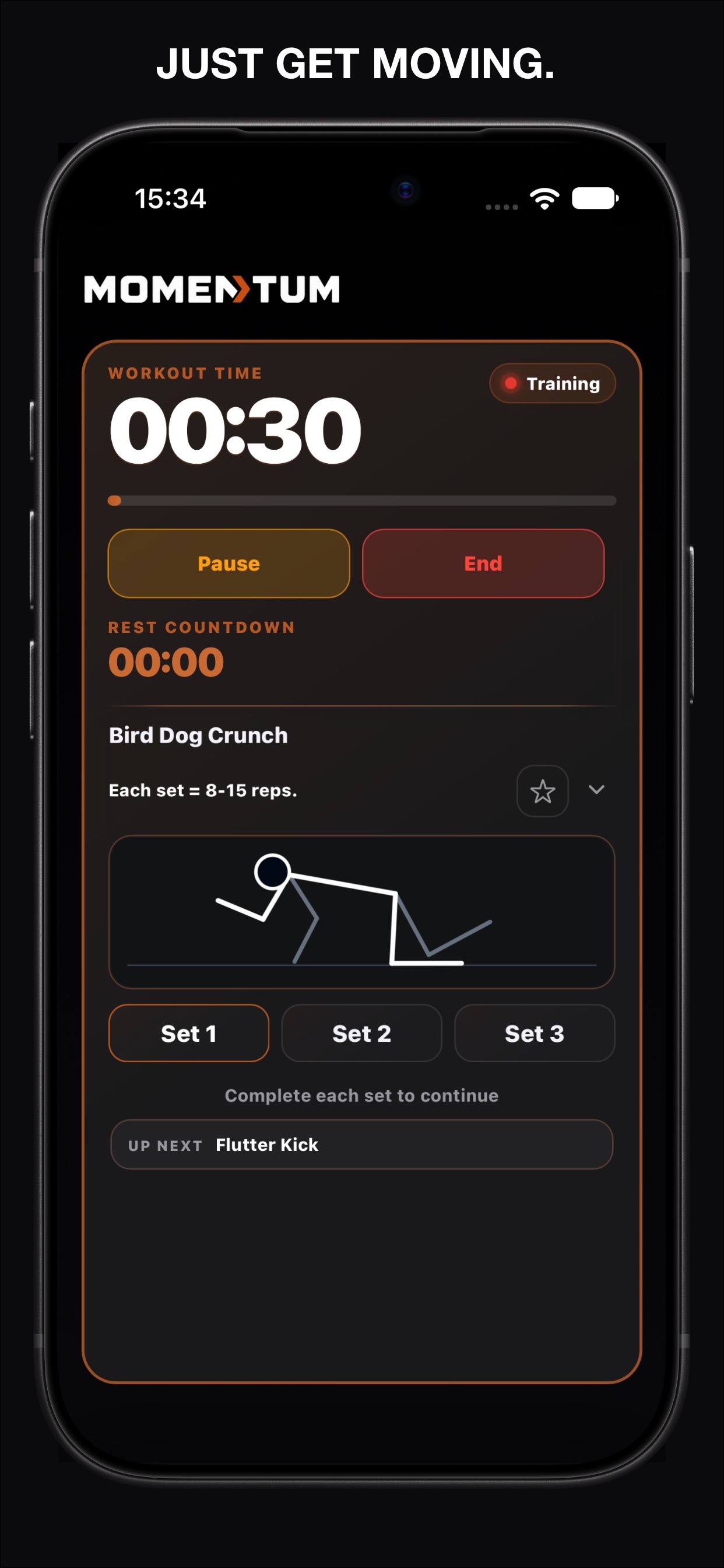 Screenshot 2 of MOMENTUM: Home Workouts