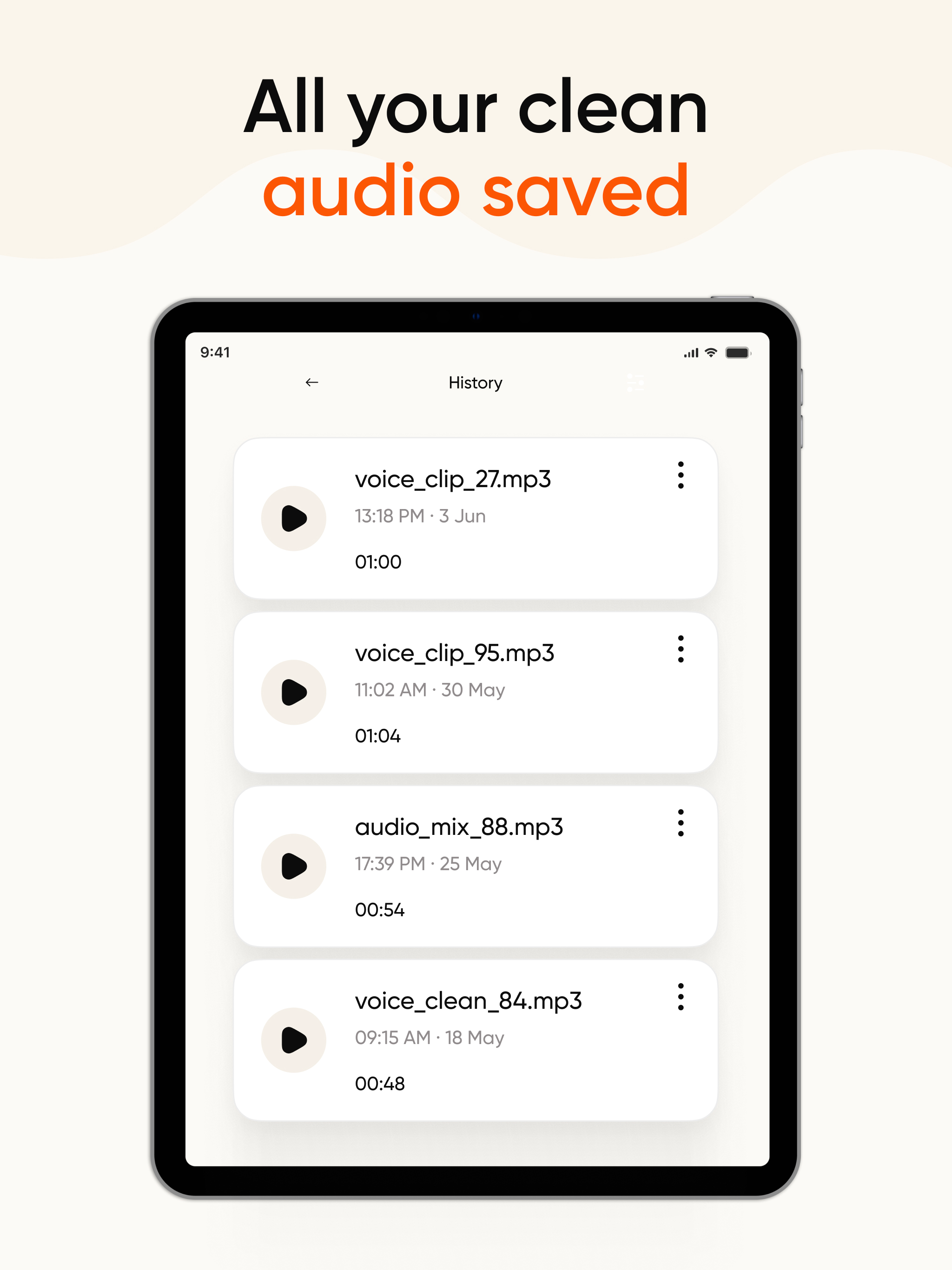 Denoise Audio: Noise Reducer