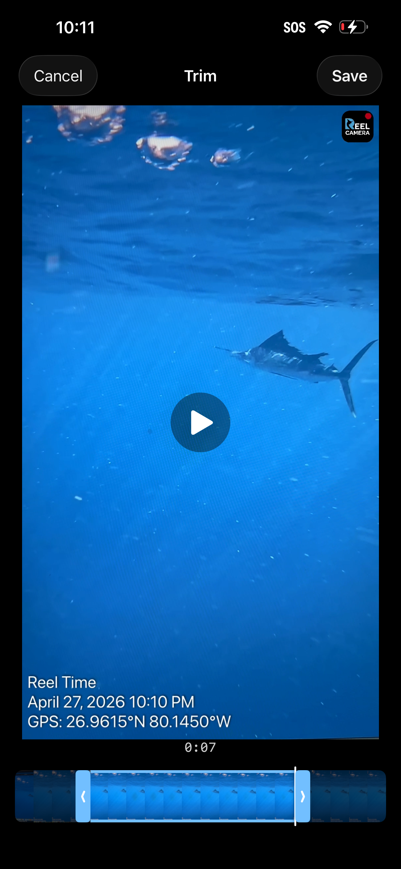 The Reel Time Camera App