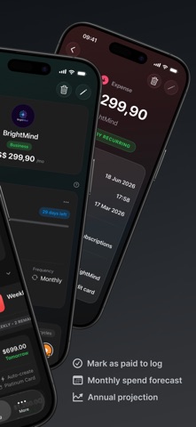 Meridian: Money Tracker iPhone screenshot
