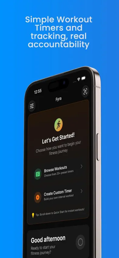 Fyra: Workout Timer screenshot 1