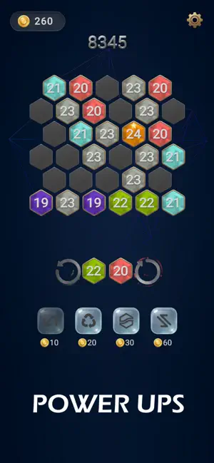 Hexa Combine: Merge Numbers screenshot 3