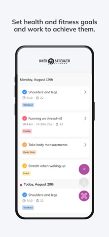 F5 Fitness iPhone screenshot