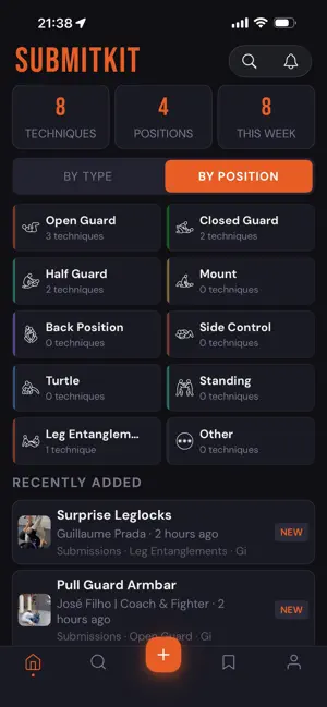 SubmitKit: BJJ Tech Library screenshot 1