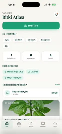 Capture d'écran de Tıbbi Bitkiler Atlası sur iPhone 1