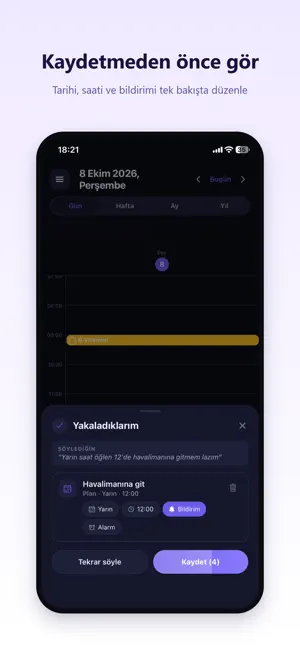 Planzio: Takvim & Planlama screenshot 3