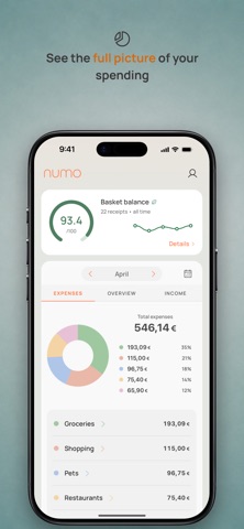 Numo — Smart Receipt Scanner Screenshot 4 of 4