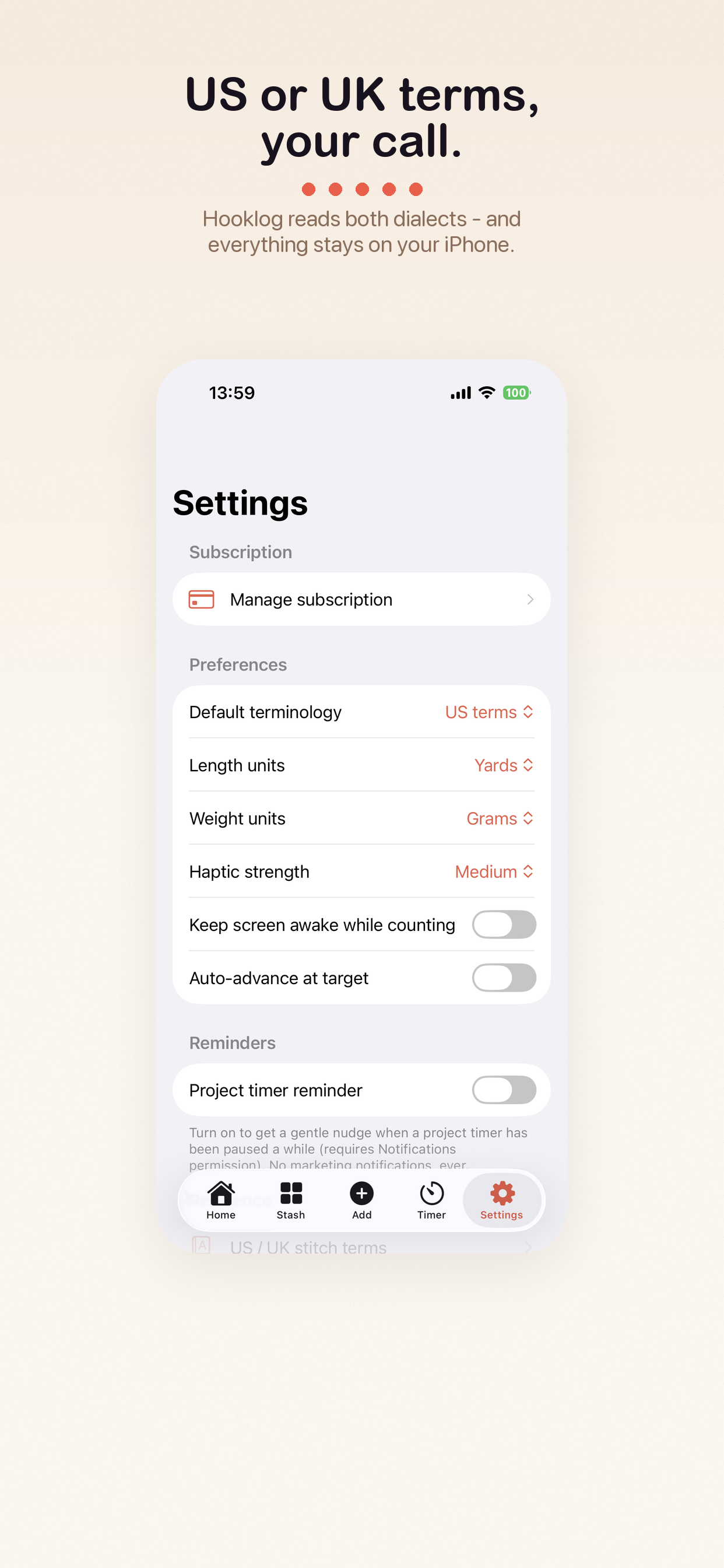 Hooklog - Crochet Counter screenshot 8