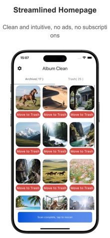 AlbumClean-Smart Photo Cleaner iPhone screenshot