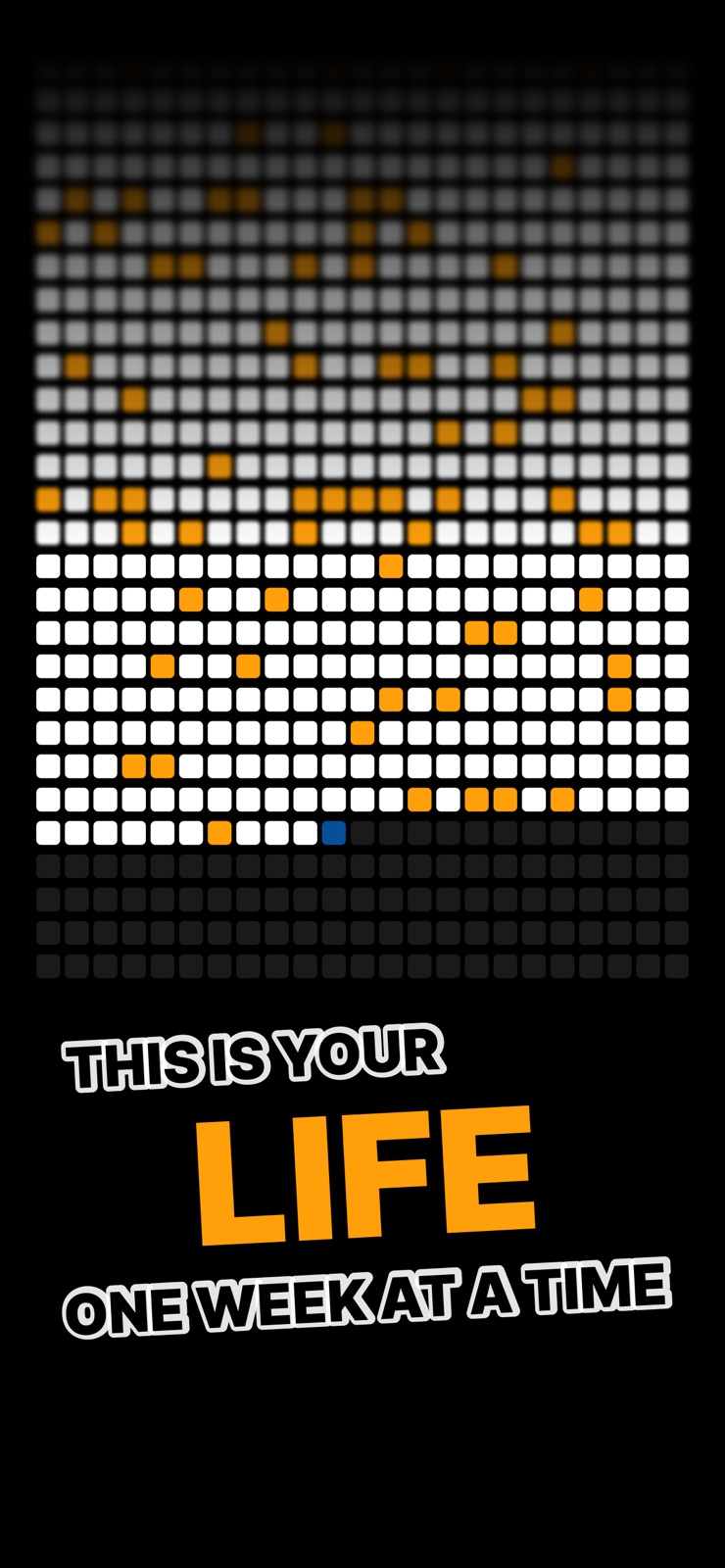 Life Calendar: Visual Timeline iphone screenshot 1