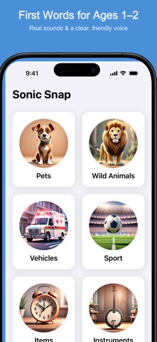 SonicSnap: Toddler Learning Screenshot 1 of 10