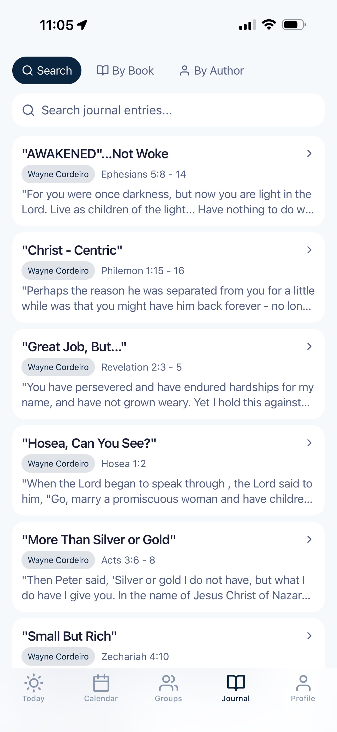 Screenshot 1 of Life Journal: Bible Reading