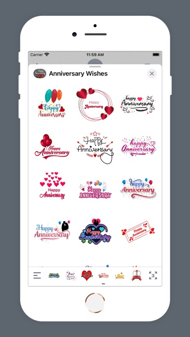 Screenshot #2 pour Happy Wedding Anniversary