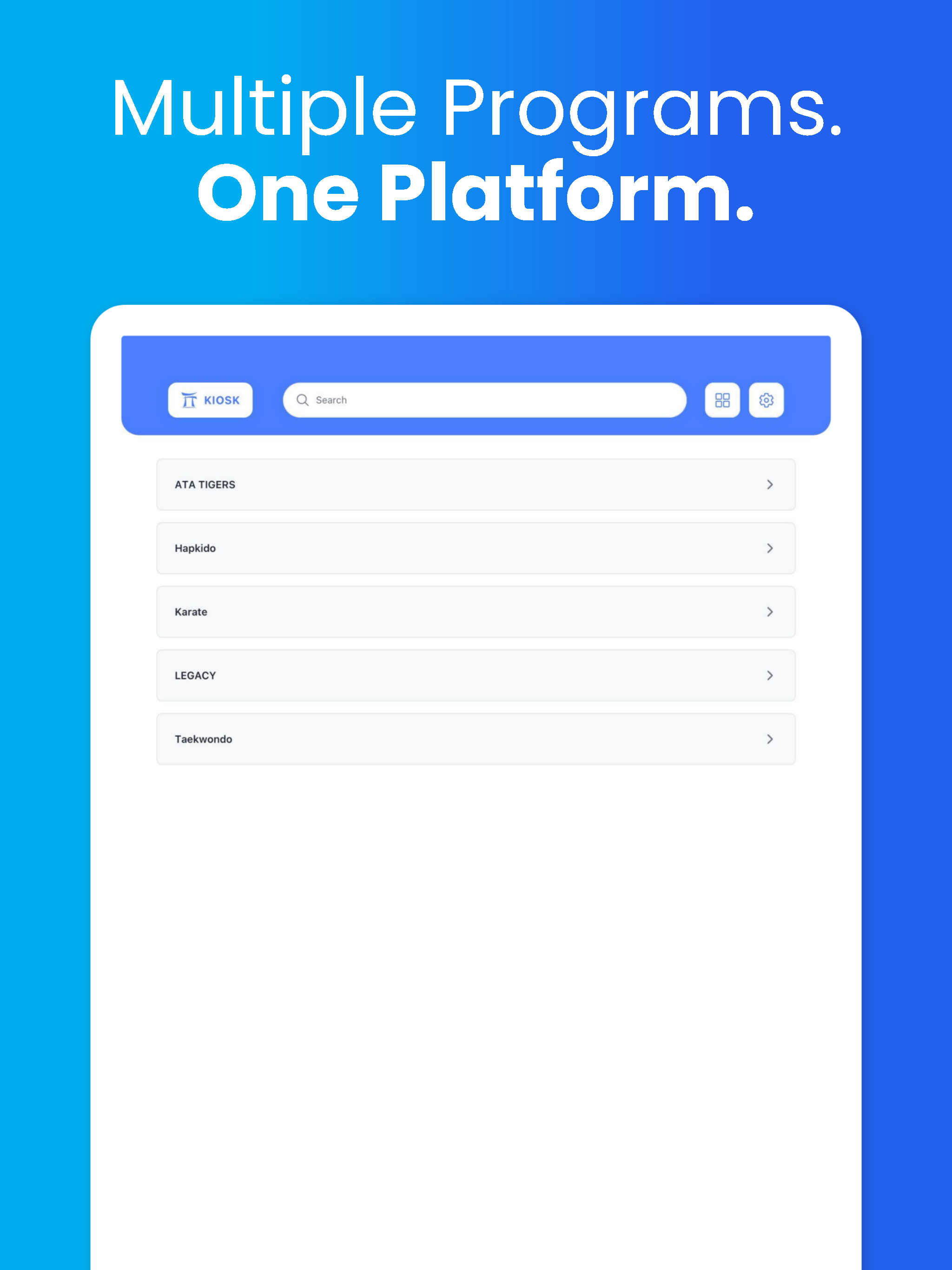 Manage My Dojo: Kiosk screenshot 7