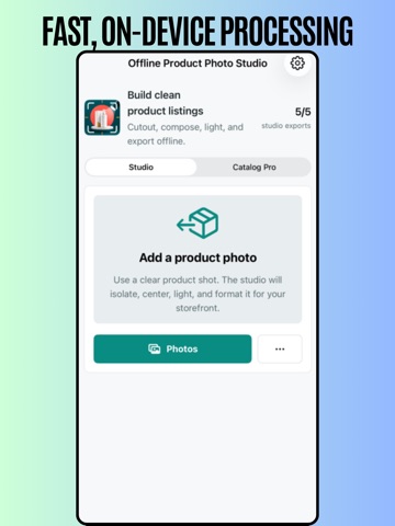 Offline Product Photo Studio