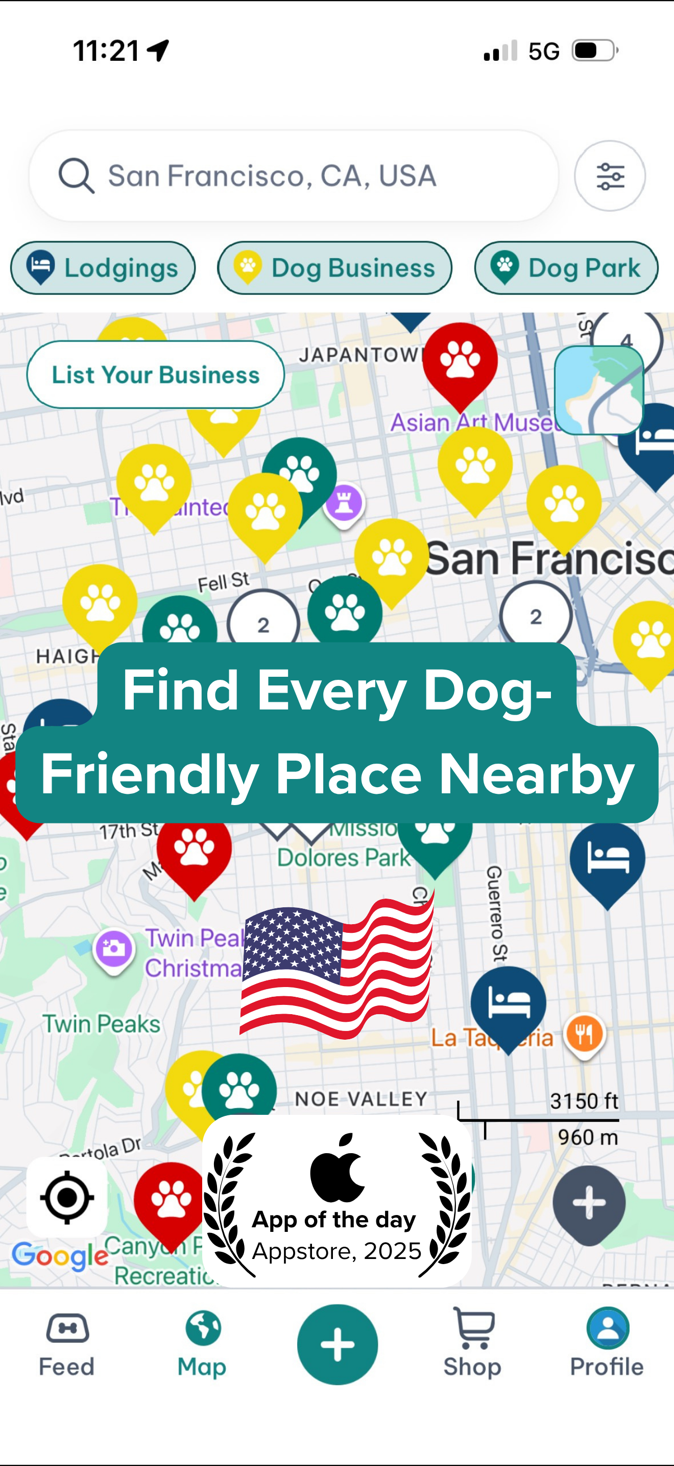 DogPack: Dog Friendly Spots