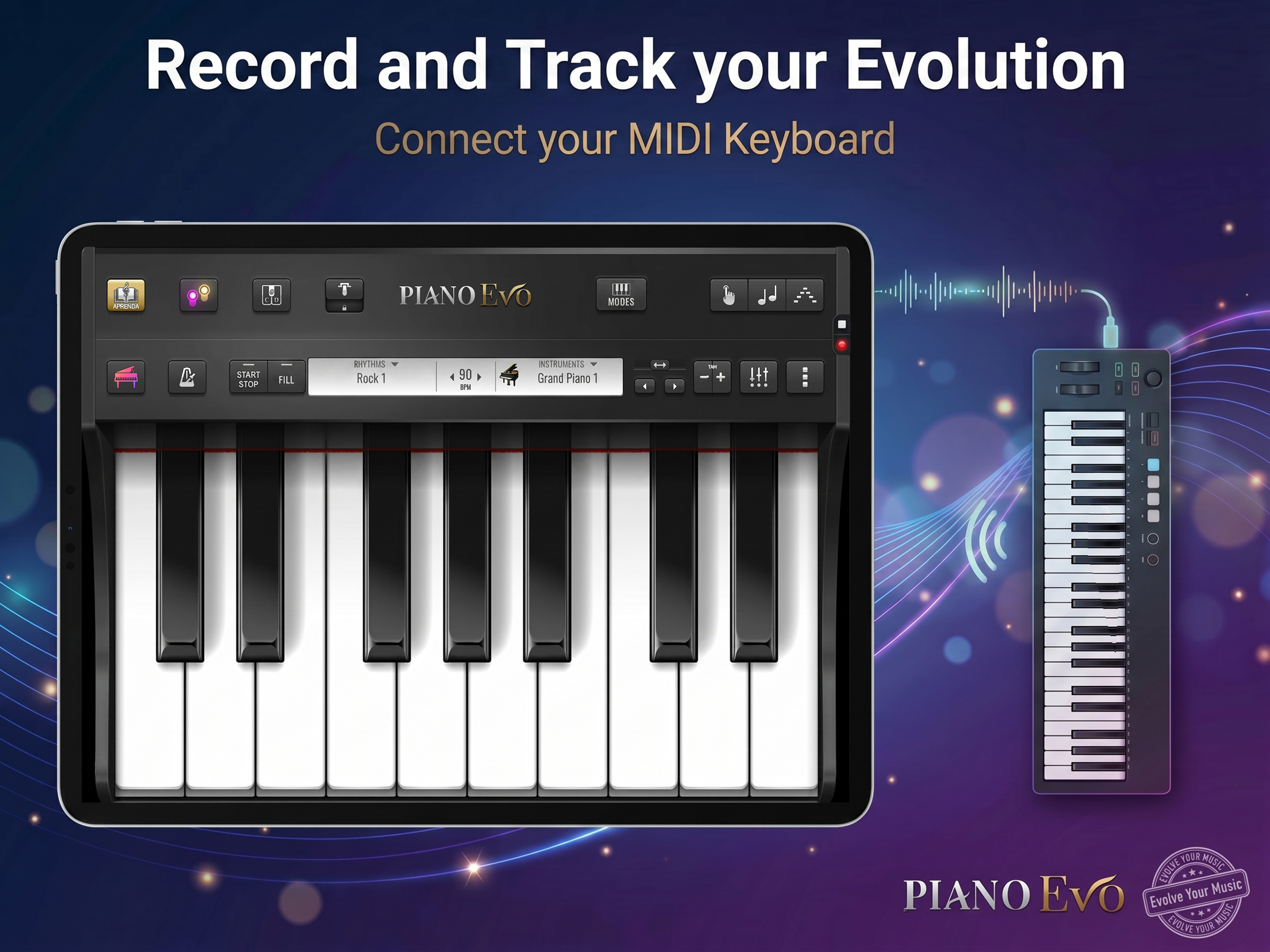 Piano Evo: Learn Songs & Music