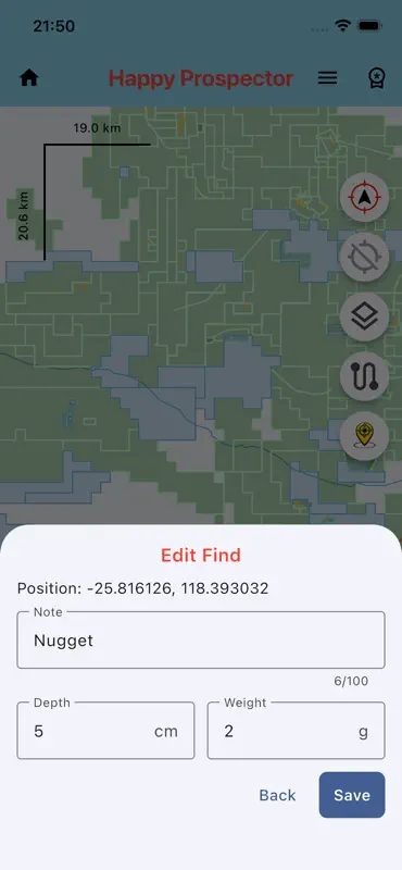 Happy Prospector: Offline Maps screenshot 8 of 9