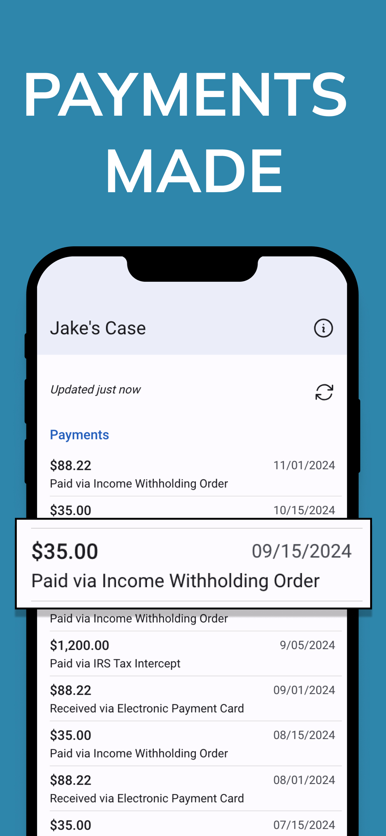 Child Support Payment Tracker